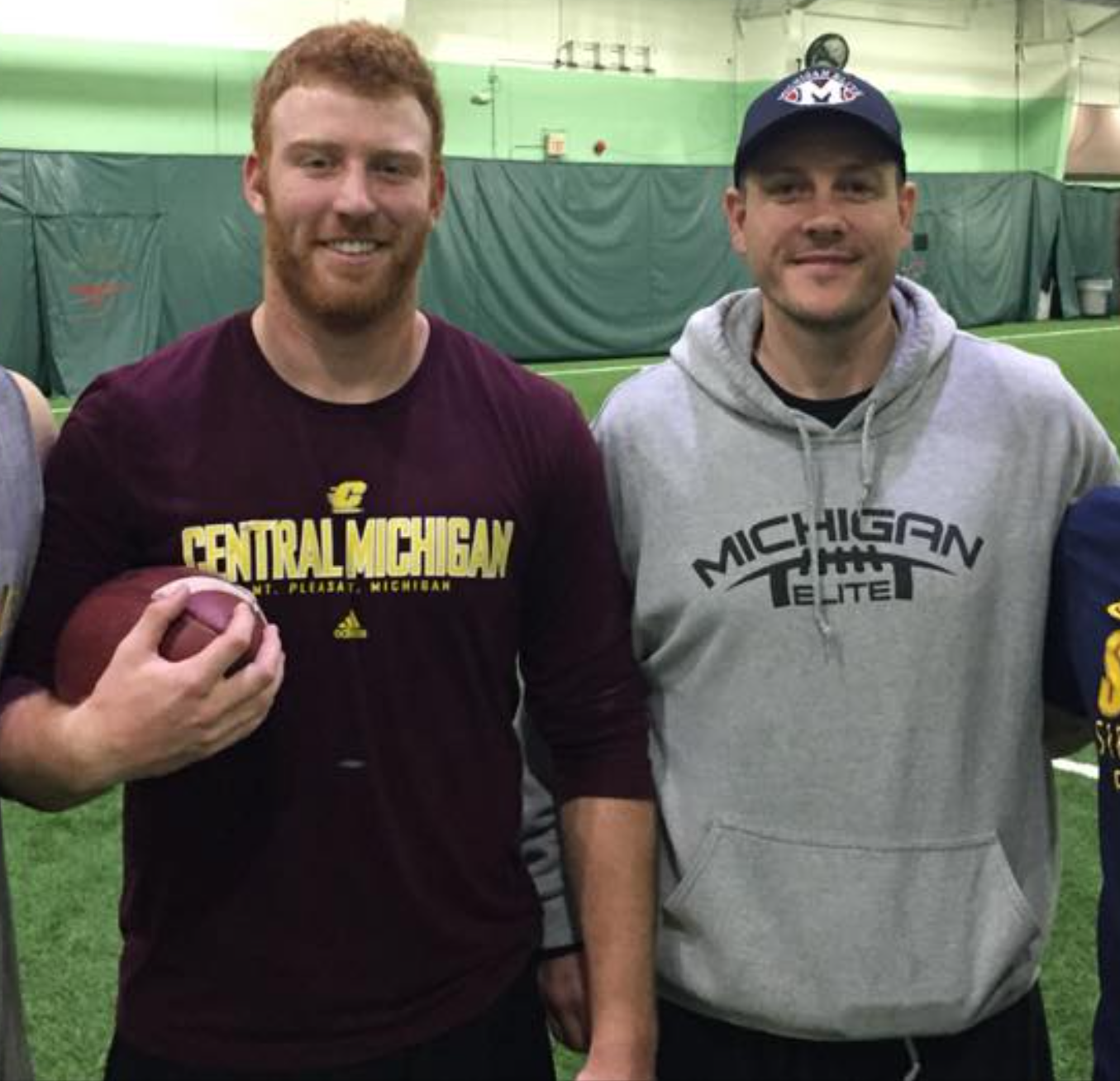 George Yarberry with college and NFL quarterback Cooper Rush