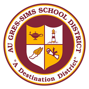 Au Gres-Sims High School logo